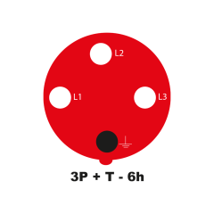 Tomada De Acoplamento Industrial 3p+T 63a 380v - Tramontina - 56255/143
