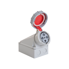 Tomada Sobrepor Industrial 3p+T 63a 380v - Tramontina - 56255/343