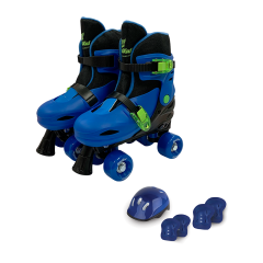 Patins 4 Rodas Com Acessorios 34-37 Preto - Pk2-01p(34-37) - Fenix