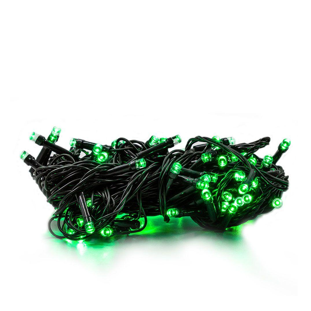 Pisca Com 100 Led 220v Verde - Ntl2100g220v - Rio De Ouro