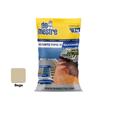 Rejunte Siliconado Bege Tipo Ii 5kg - Do Mestre - 1026.000010