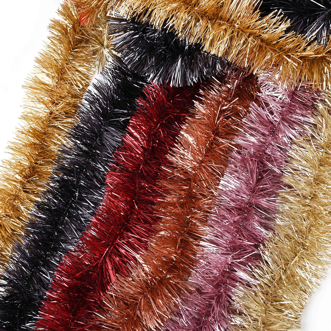 Festão Tradicional Decorativo Metalizado Com 2 Metros Sortidos - Rio De Ouro - Nte10007