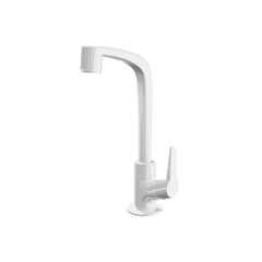 Torneira Para Lavatório De Mesa Abs Bica Alta F71 Branco 1195 - Lorenzetti - 7110047