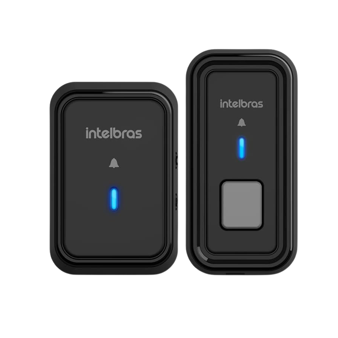 Campainha Sem Fio Com Bateria Cib101 Preto - Intelbras - 4522001