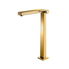 Torneira Para Lavatório De Mesa Stillo Bica Alta 90° Ouro Polido - Docol - 90008248043