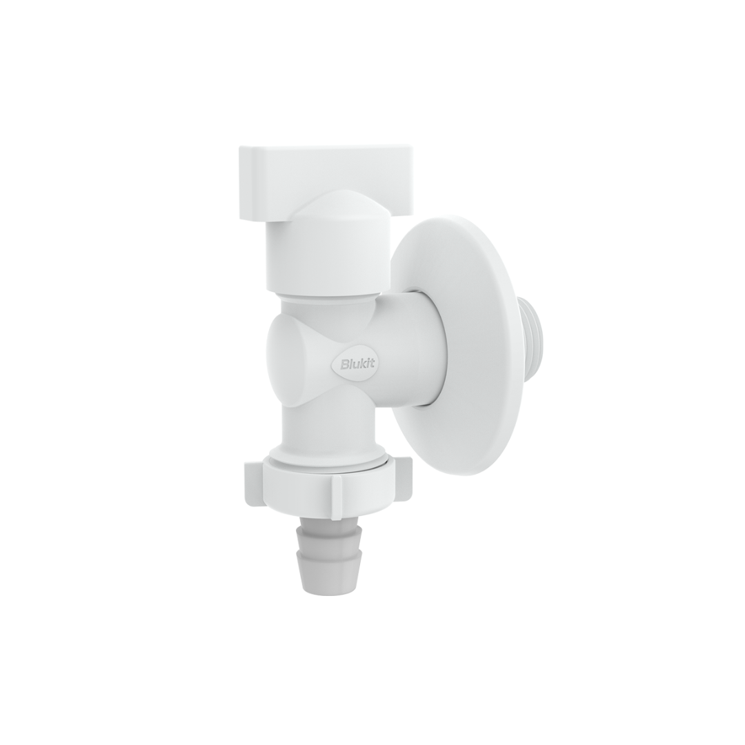 Torneira Para Máquina De Lavar 1/4 Branco - Blukit - 191527