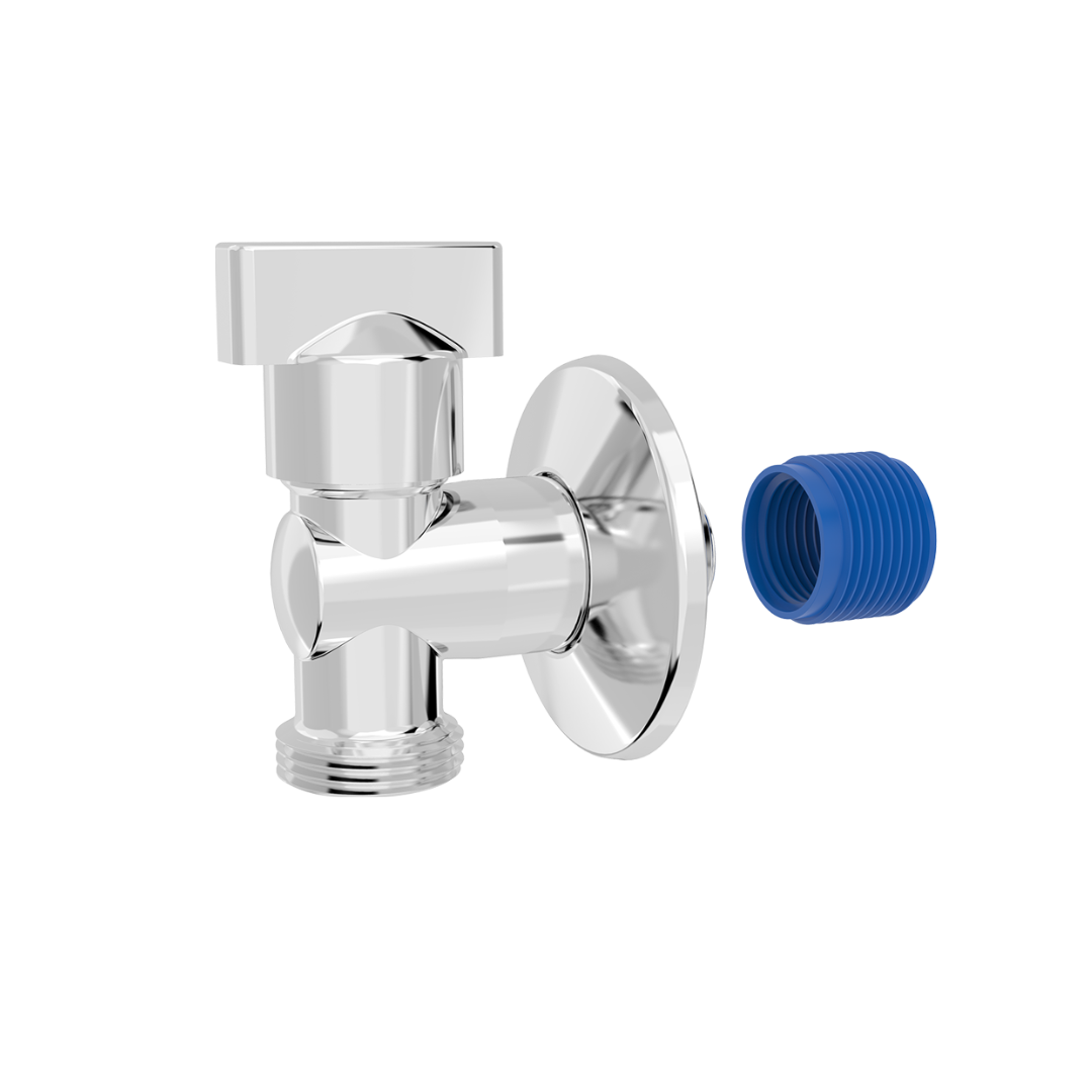 Torneira Para Máquina De Lavar Abs 1/2 Cromado - Blukit - 191540