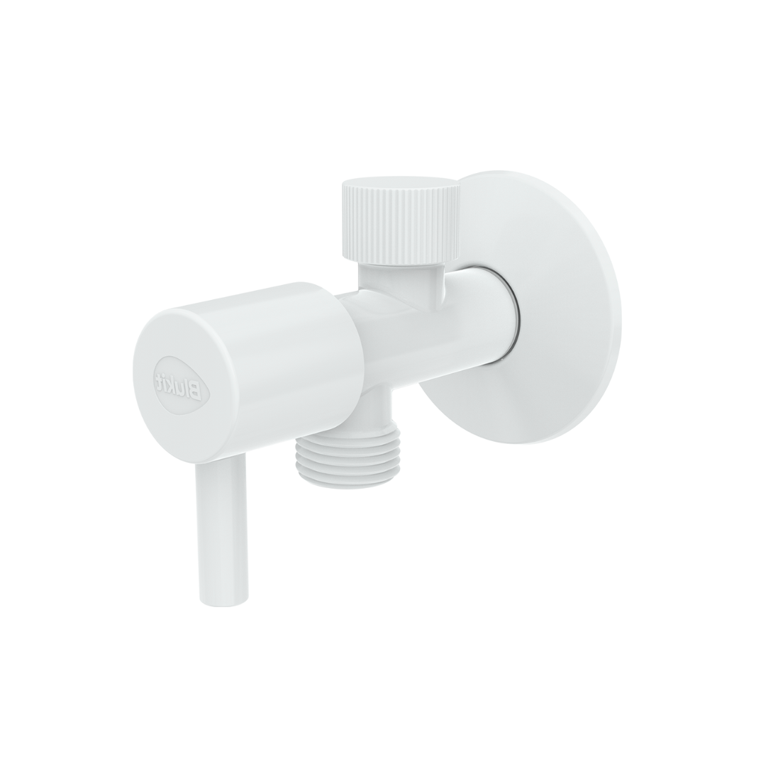Registro Para Ducha Higiênica Com Derivação 1/4 Branco - Blukit - 200217