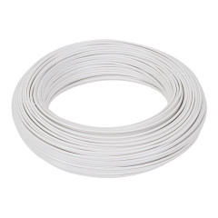 Cabo Flexível 1,5mm 25m Branco Antichamas - Cobrecom - 1150403401.25
