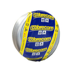 Cabo Flexível 2,5mm 15m Branco Antichamas - Cobrecom - 1150503401.15