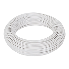 Cabo Flexível 4mm 25m Branco Antichamas - Cobrecom - 1150603401.25