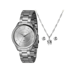 Relógio Feminino Urban Analógico Pulseira Em Aço Prata - Lrm4746l40 - Lince