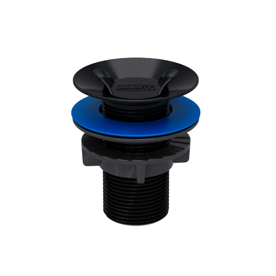 Válvula Escoamento Para Lavatório 7/8 Black - Blukit - 101645