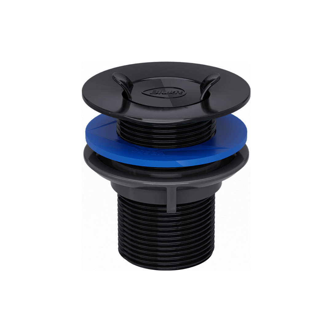 Válvula Escoamento Para Lavatório 1.1/4 Black - Blukit - 101646