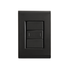 Conjunto 4x2 Com 1 Interruptor Paralelo 10a 250v Liz Grafite - Tramontina - 57173/002