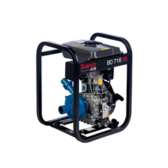 Motobomba A Diesel Bd-716 Xs 7cv Partida Manual - Branco - 90318180