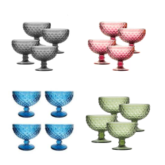 Conjunto De Taças Diamond 400ml Com 4 Peças - Unicasa - Co0500394