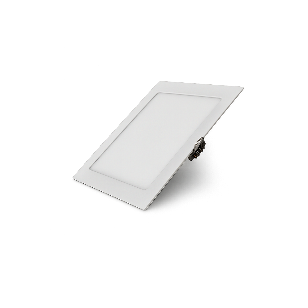 Luminária Plafon 12w 3000k Led Embutir Quadrado Cob Branco Frio - Neotron - 000775