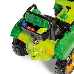 Mini Trator Tracamp Com Empurrador Verde - Calesita - 1045