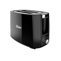 Torradeira Simple Life Preta Com 650w De Potência E 7 Níveis De Tostagem - Oster - Otor650