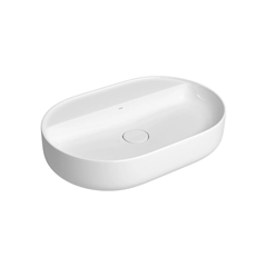 Cuba De Apoio Oval Slim 60cm Branco - Deca - L.14060.M.17