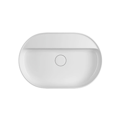 Cuba De Apoio Oval Slim 60cm Branco - Deca - L.14060.M.17