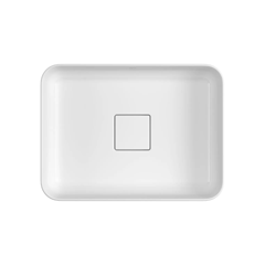 Cuba De Apoio Retangular Slim 30x40cm Branco - Deca - L.13040.17