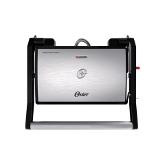 Mini Grill Elétrico 2em1 Inox Antiaderente 1000w 220v - Oster - Ogrl230