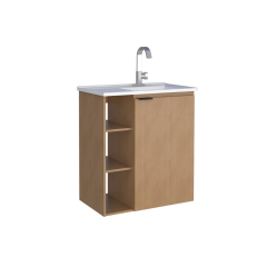 Gabinete Para Banheiro 60cm Hortênsia Jequitibá - Cozimax - P102079