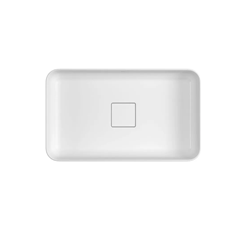 Cuba De Apoio Retangular Mesa Slim Branco - Deca - L1305017