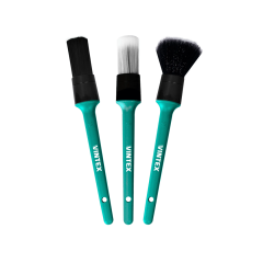 Kit De 3 Pincéis Para Detalhamento Ultra Macios Vintex - 2050056 - Vonixx