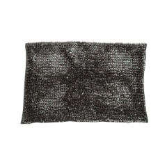 Tapete Para Banheiro Sahggy Deluxe 45x70cm Chumbo - Niazitex - 05002548chuuni