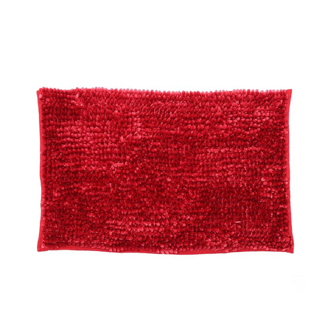 Tapete Para Banheiro Sahggy Deluxe 45x70cm Vermelho - Niazitex - 05002548vrmuni