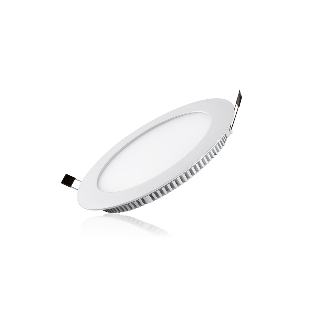 Luminária Plafon 18w 3000k Led Embutir Redondo Branco Quente - Neotron - 94