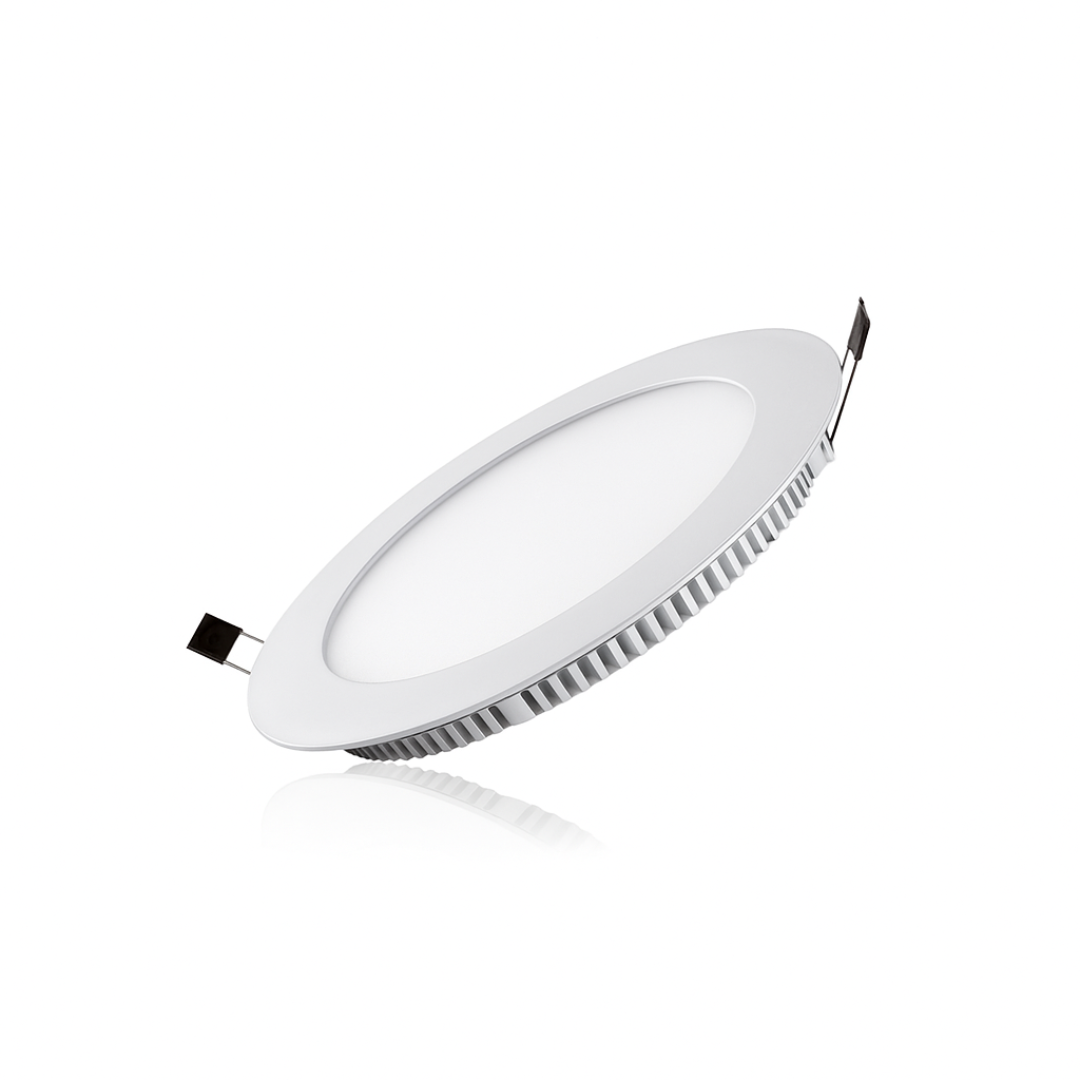 Luminária Plafon 24w 3000k Led Embutir Redondo Branco Quente - Neotron - 95