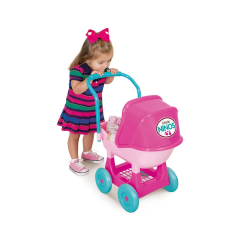 Carrinho De Boneca Coleção Ninos Rosa - Cotiplas - 2215