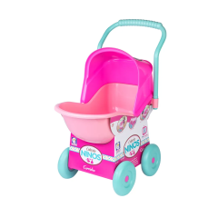 Carrinho De Boneca Coleção Ninos Rosa - Cotiplas - 2215
