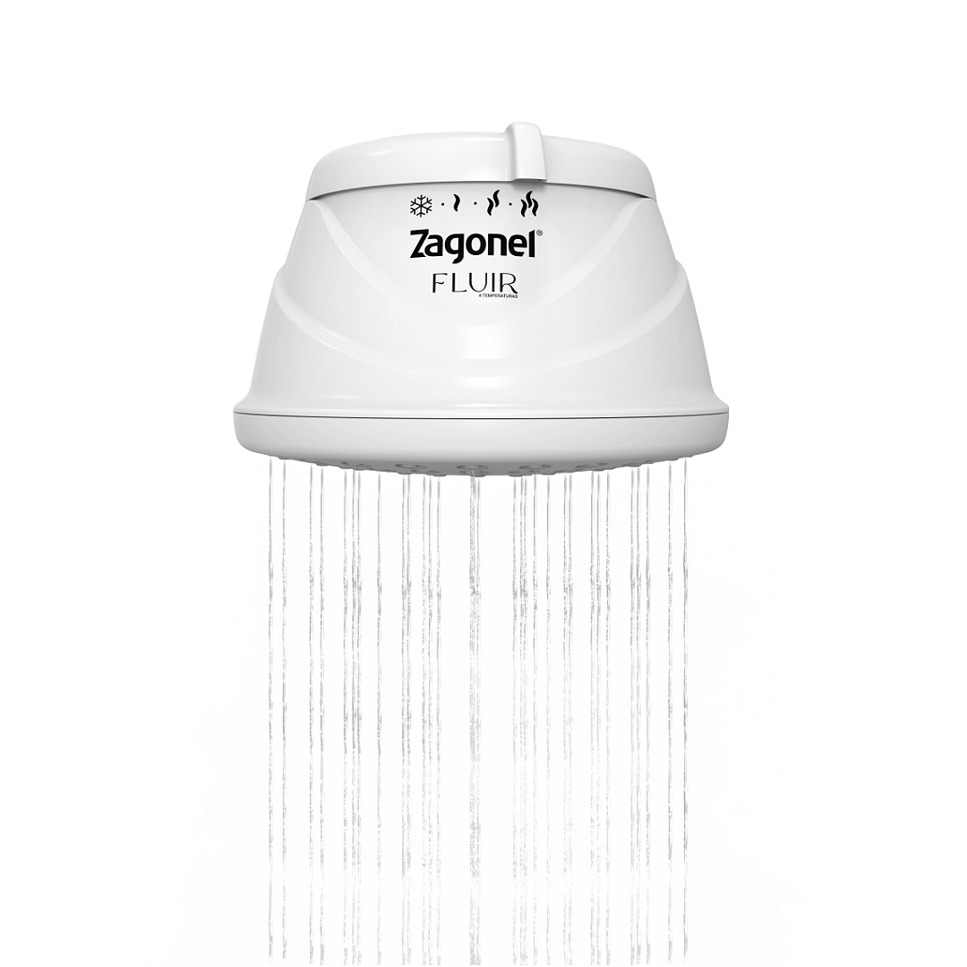 Chuveiro Elétrico Fluir Com 4 Temperatura 4400w Branco - Zagonel - Dfr4t44220br01
