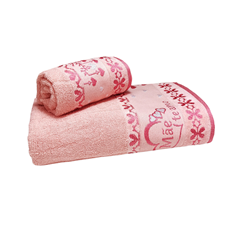 Jogo De Toalhas Mães Com 2 Peças Rosa - Appel - 7502