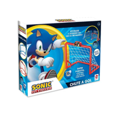 Chute A Gol Com 2 Traves E Bola Sonic - Líder - 3557