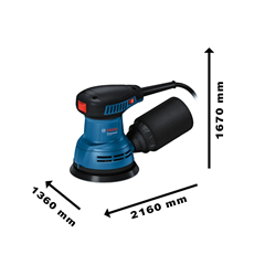 Lixadeira Roto-Orbital Profissional Gex 125 280w 220v - Bosch - 06013a80e0