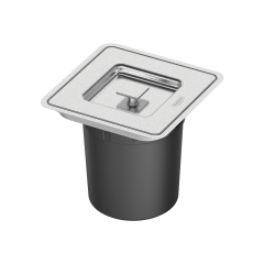 Lixeira De Embutir Clean Square Em Aço Inox 5l - Tramontina - 94518/205