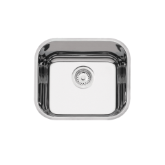 Cuba De Embutir Lavínia Em Aço Inox Alto Brilho Com Válvula 40x34cm - Tramontina - 94020/207