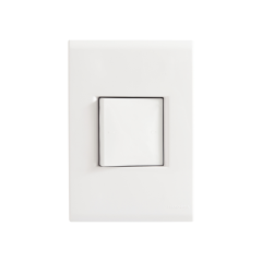 Conjunto 4x2 Com 1 Interruptor Bipolar Simples 25a 250v Liz Branco - Tramontina - 57170/003