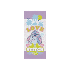 Toalha De Banho Infantil Felpuda Stitch - Lepper - 07101301