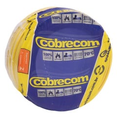 Cabo Flexível 1,5mm 15m Amarelo Antichamas - Cobrecom - 1150401401.15