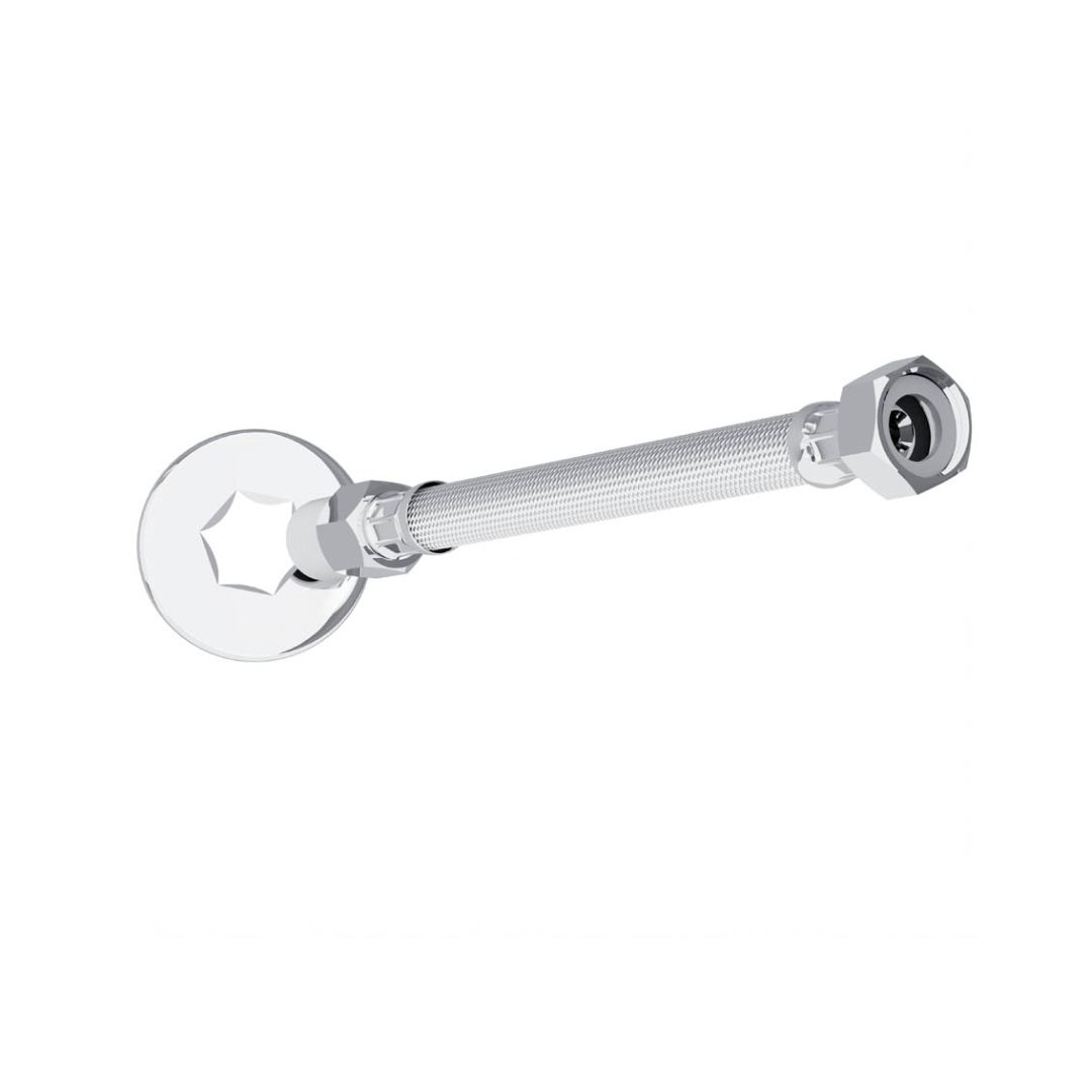 Engate Flex Em Aço Inox Com 60cm - Blukit - 250108