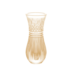 Vaso Solitário Lys 6x15cm Cristal Âmbar - Wolff - 28031