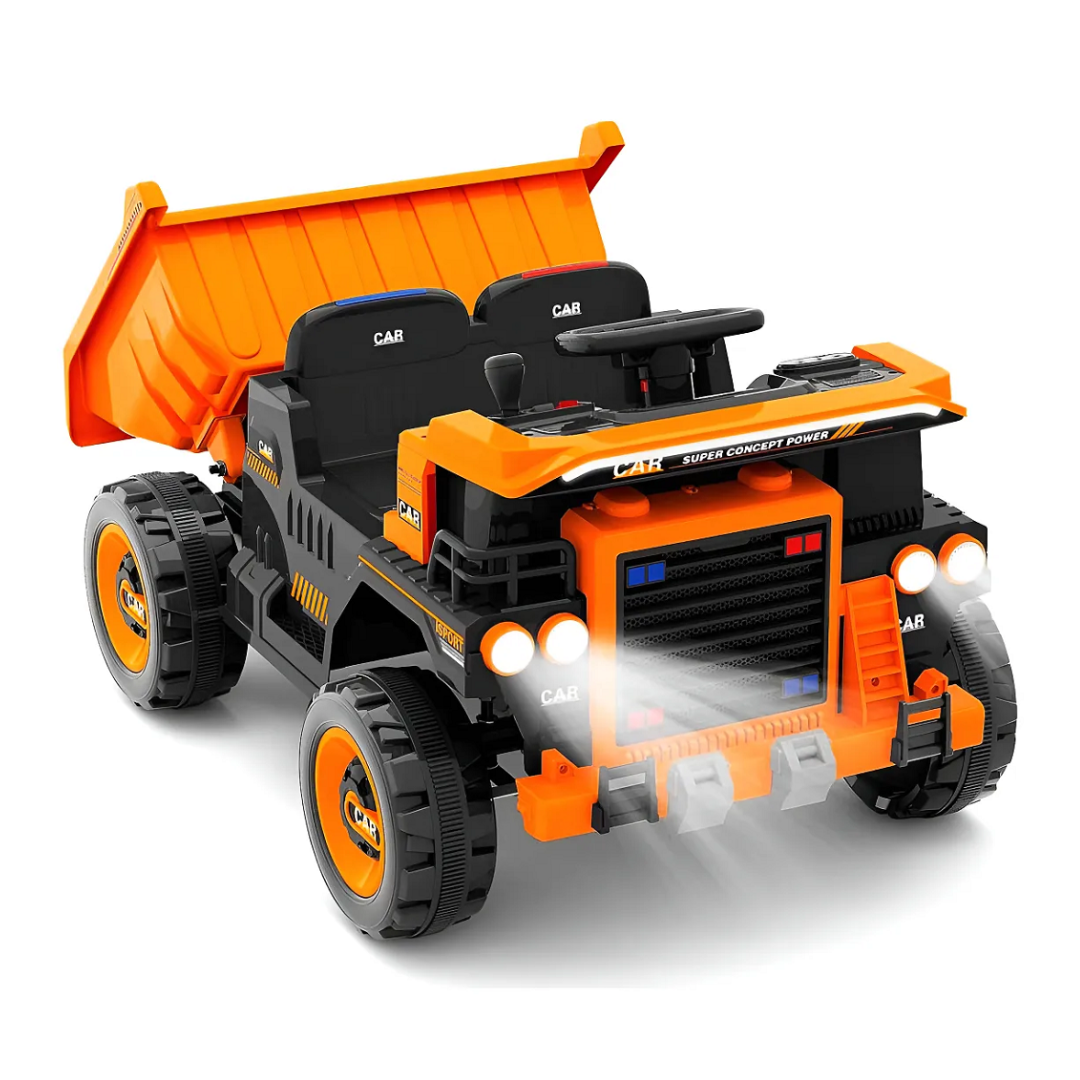 Caminhão Elétrico Infantil Basculante 12v Laranja - Bandeirante - 2945