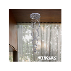 Lustre Pendente Ltm-03 Cromado Gu10 - Nitrolux - 6191
